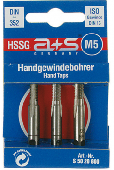HM-Müllner HSS-G Handgewindebohrer, DIN 352 M6 Nr. SS02-0600